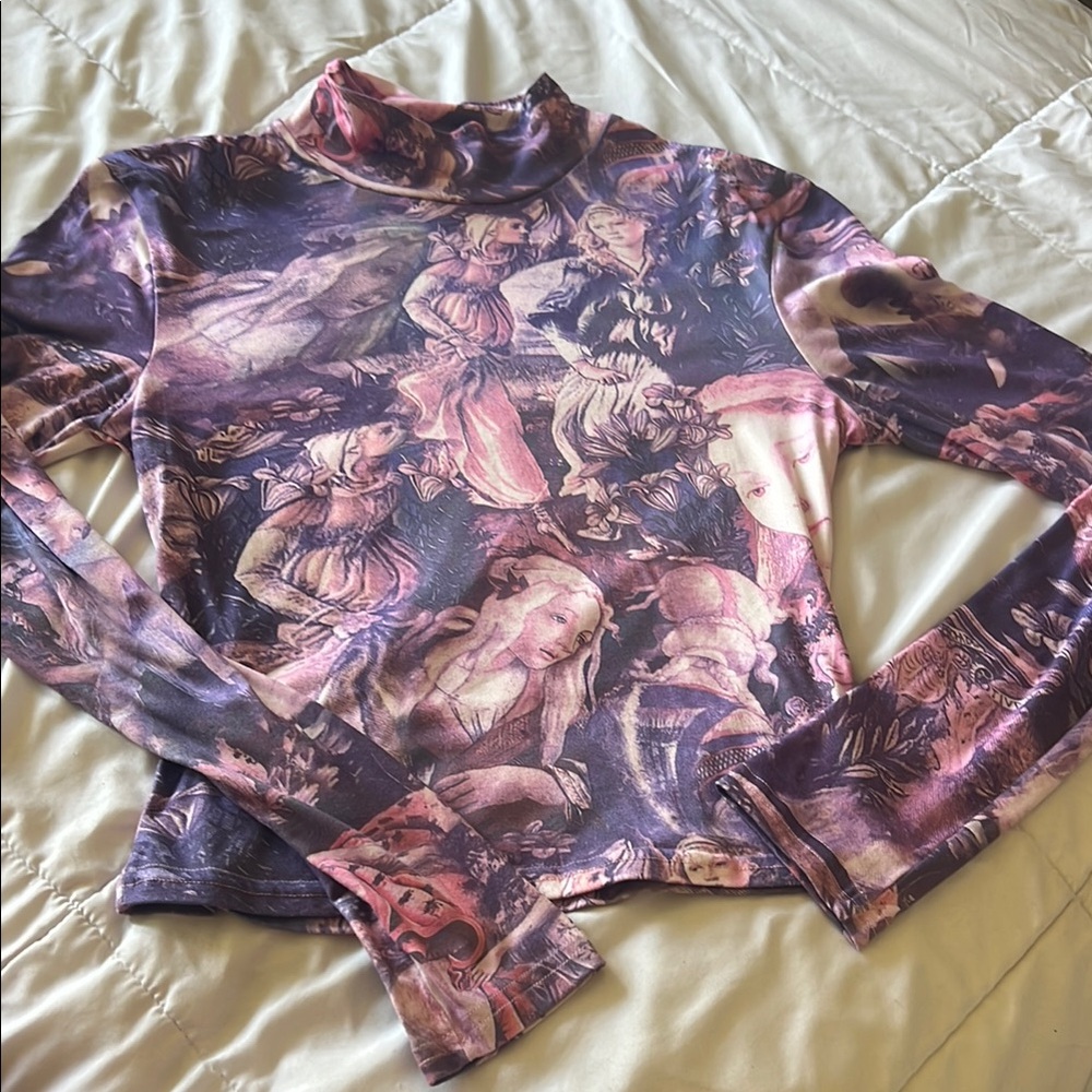 Artistic Long Sleeve Top